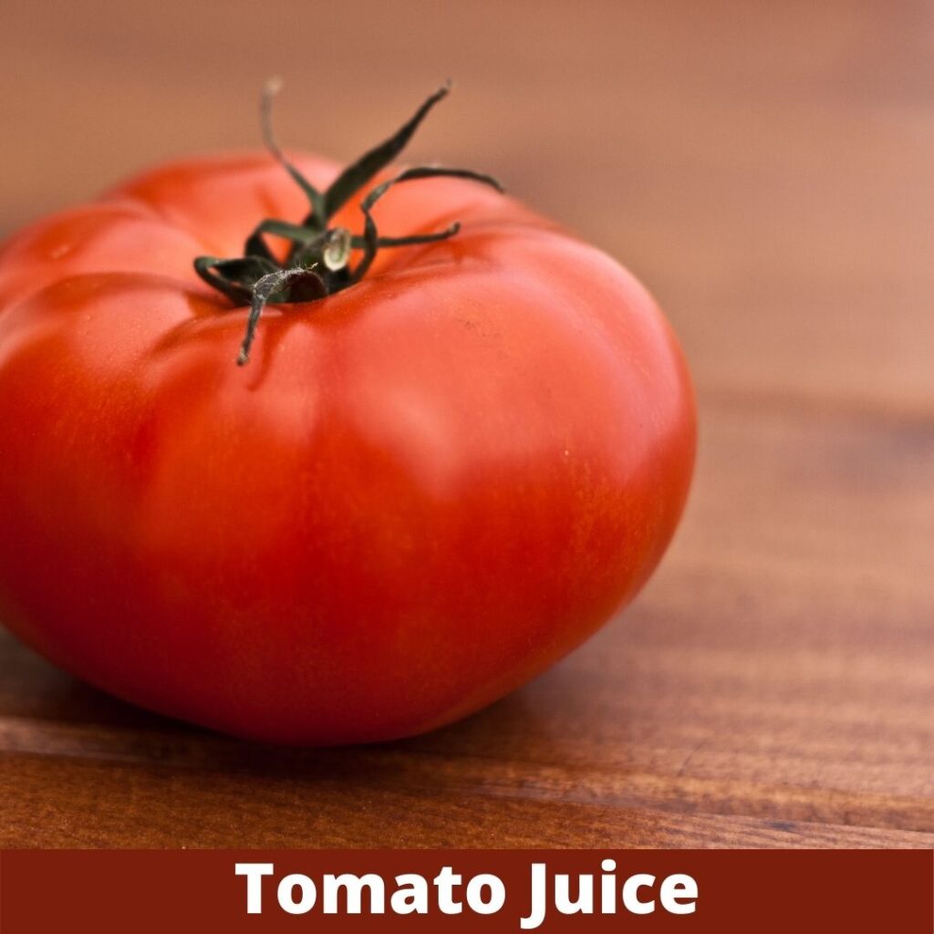 Tomato Juice to remove Eye bags circle