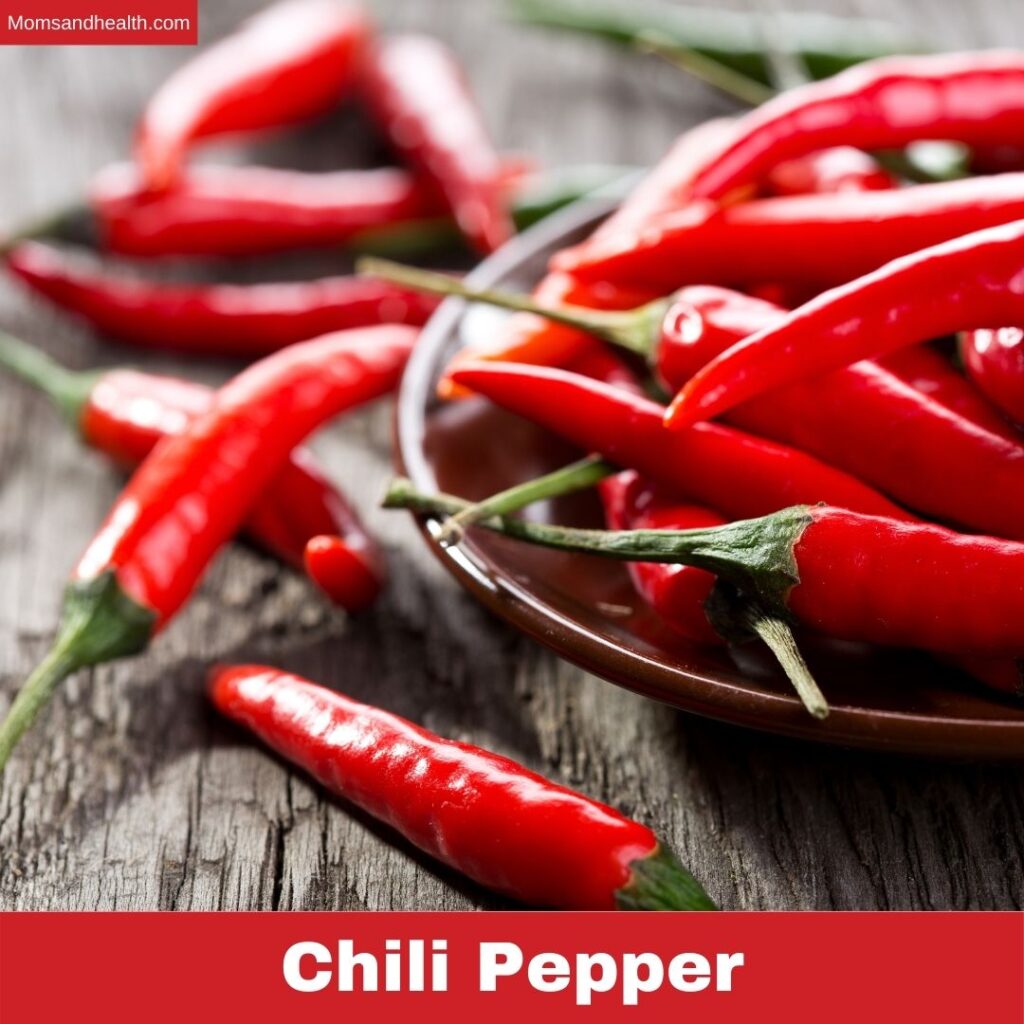Chili Pepper as a Fat Burning Food