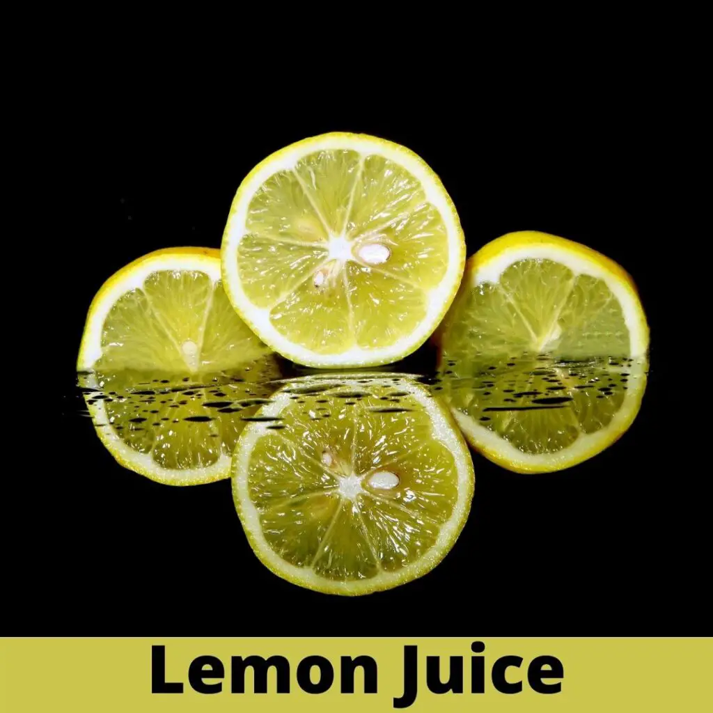 Apply some lemon juice
