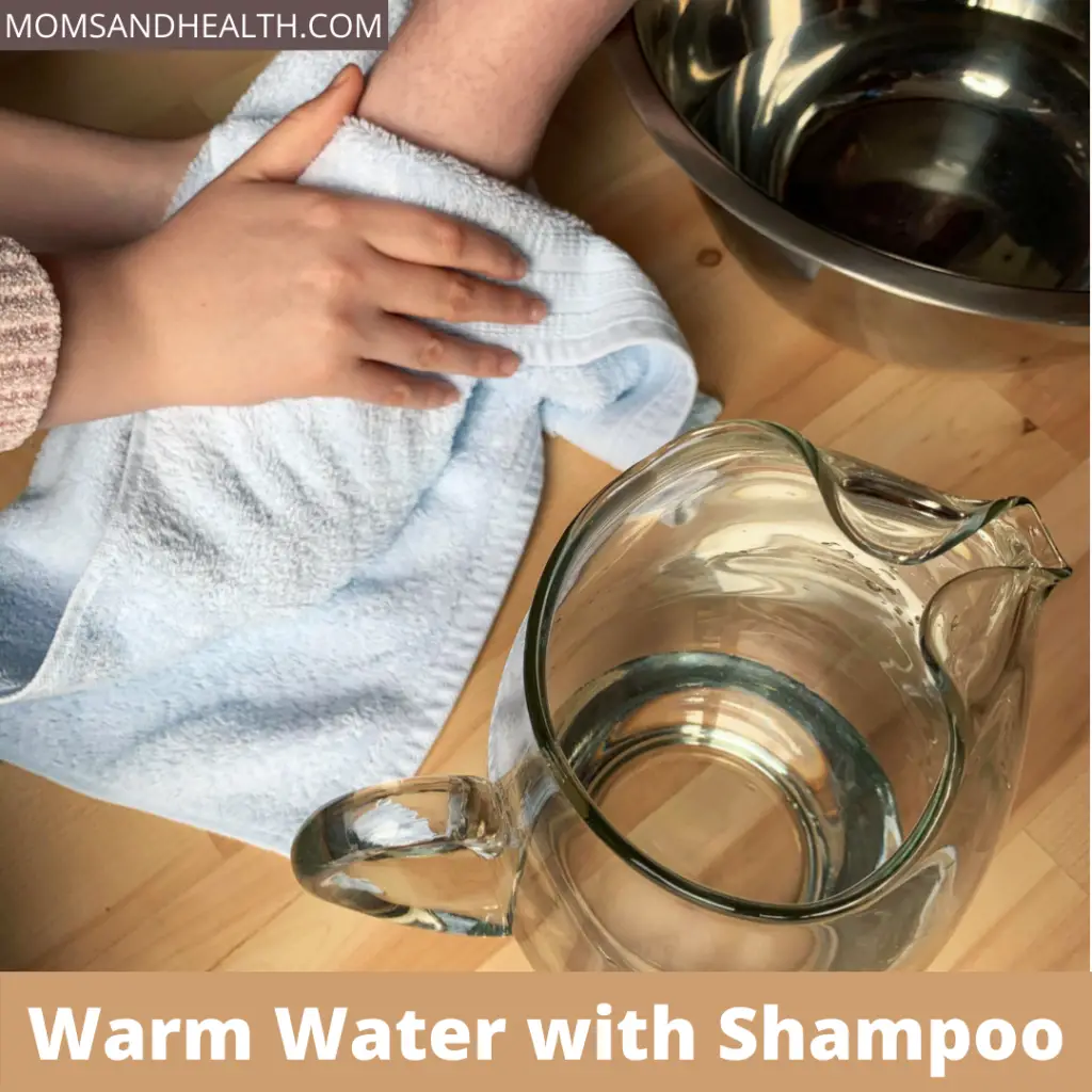 Warm Water with Shampoo