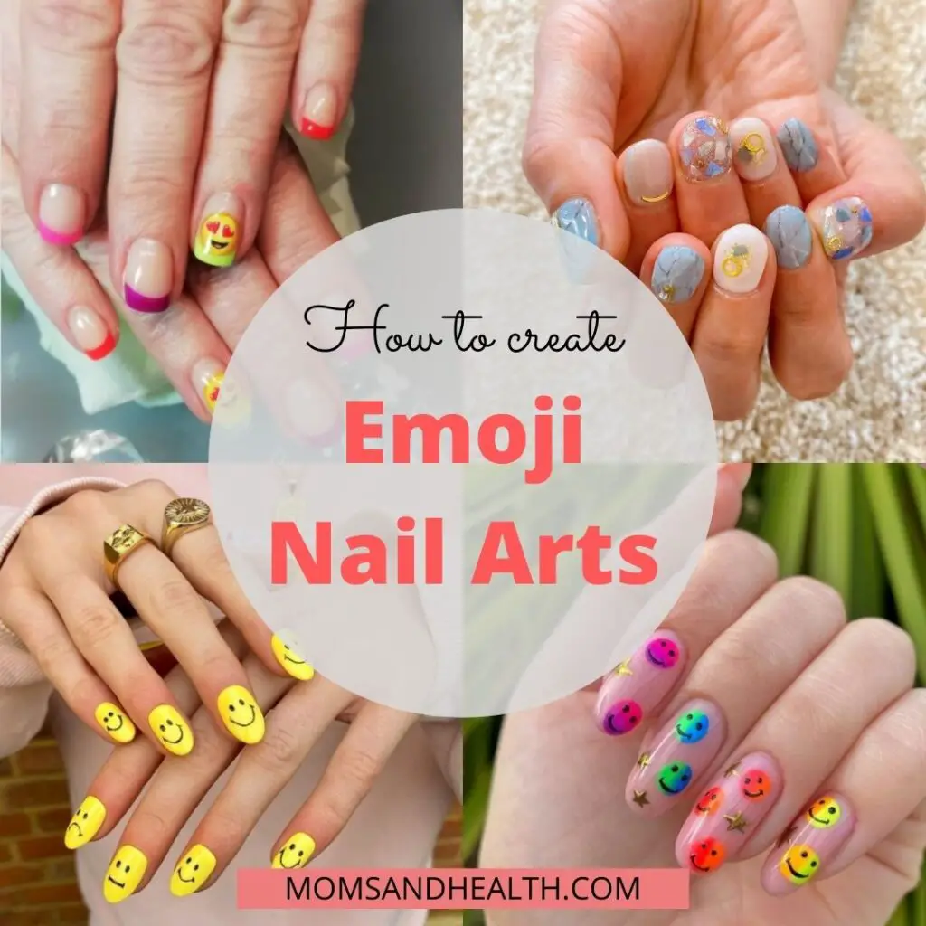 How to create beautiful emoji nail arts