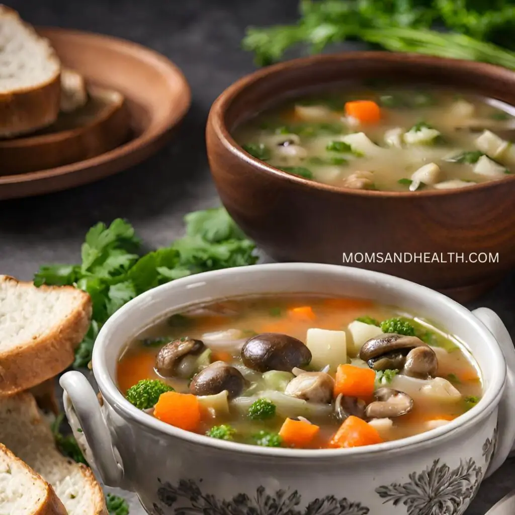 clear soup recipe vegetarian