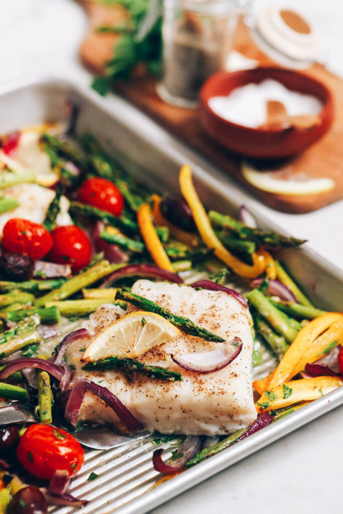 Baked Cod with Vegetables