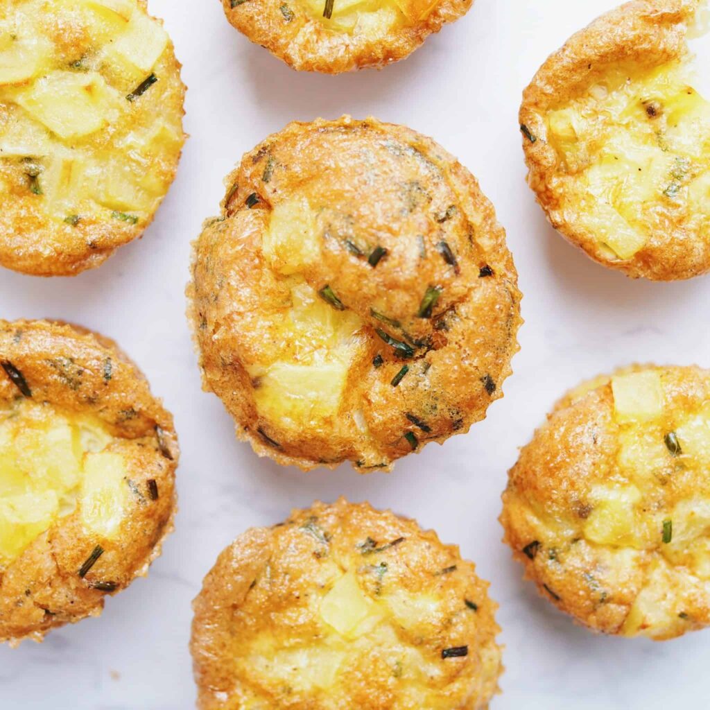 Potato and Egg Muffins with Zucchini and Feta