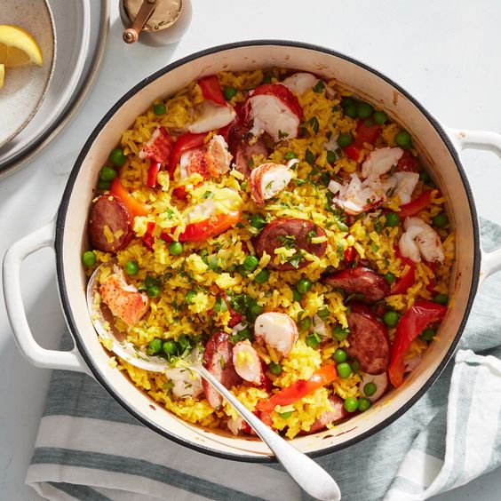 Lobster Paella