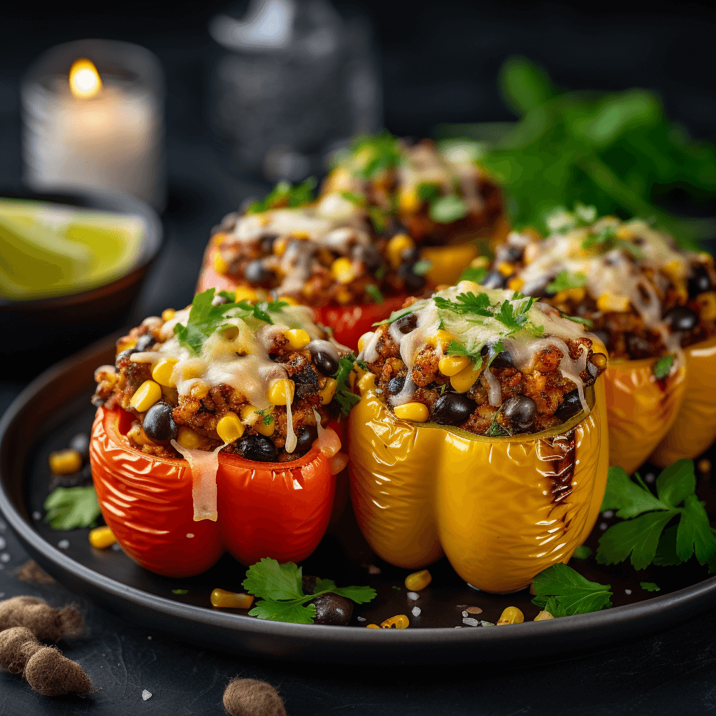 Quinoa Stuffed Bell Peppers